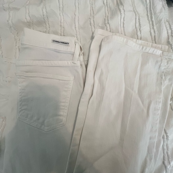 White Citizens of Humanity Los Angeles boot cut jeans - Picture 2 of 2